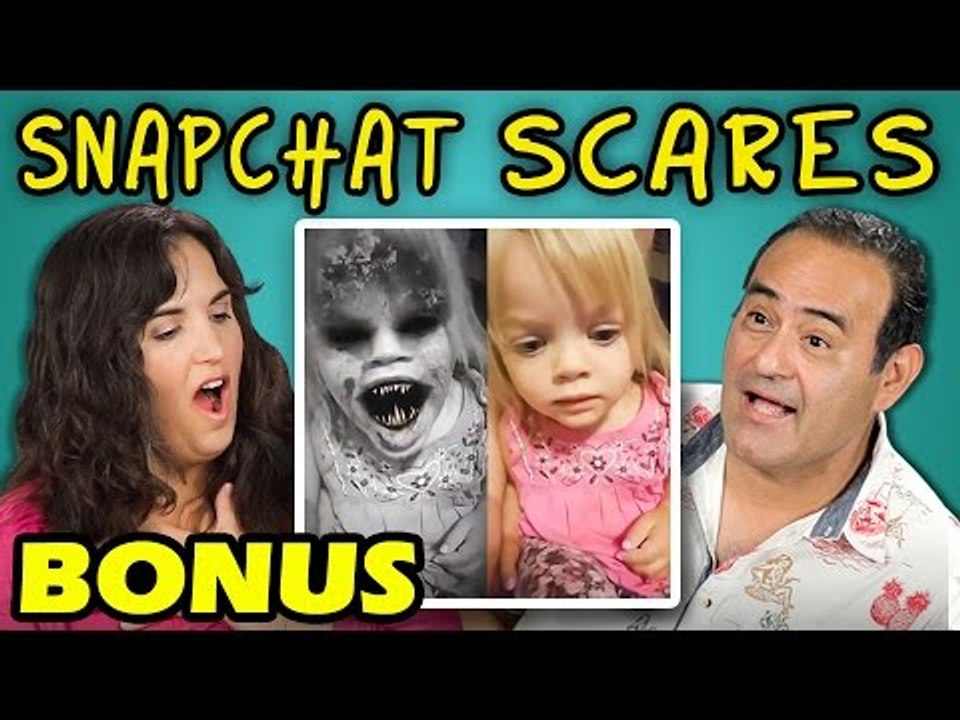 PARENTS REACT TO SNAPCHAT SCARES (Bonus #3)