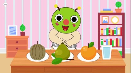むしむしくん アニメ ❤ 食べる 果物 ザクロ, 梨, 梅 ❤ トイレトレーニング ❤ 赤ちゃん笑う、喜ぶ、泣きやむ ❤ 子供向けアニメ