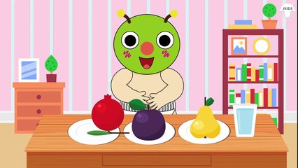 むしむしくん アニメ ❤ 食べる 果物 ザクロ, 梨, 梅 ❤ トイレトレーニング ❤ 赤ちゃん笑う、喜ぶ、泣きやむ ❤ 子供向けアニメ