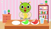 むしむしくん アニメ ❤ 食べる 果物 バナナ ❤ トイレトレーニング ❤ 赤ちゃん笑う、喜ぶ、泣きやむ ❤ 子供向けアニメ