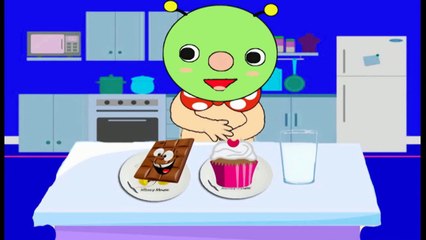 むしむしくん VS トイレトレーニング アニメ ❤ 食べる 果物 レモン パイナップル ブドウ ❤ こどもが笑う！  赤ちゃん泣き止む