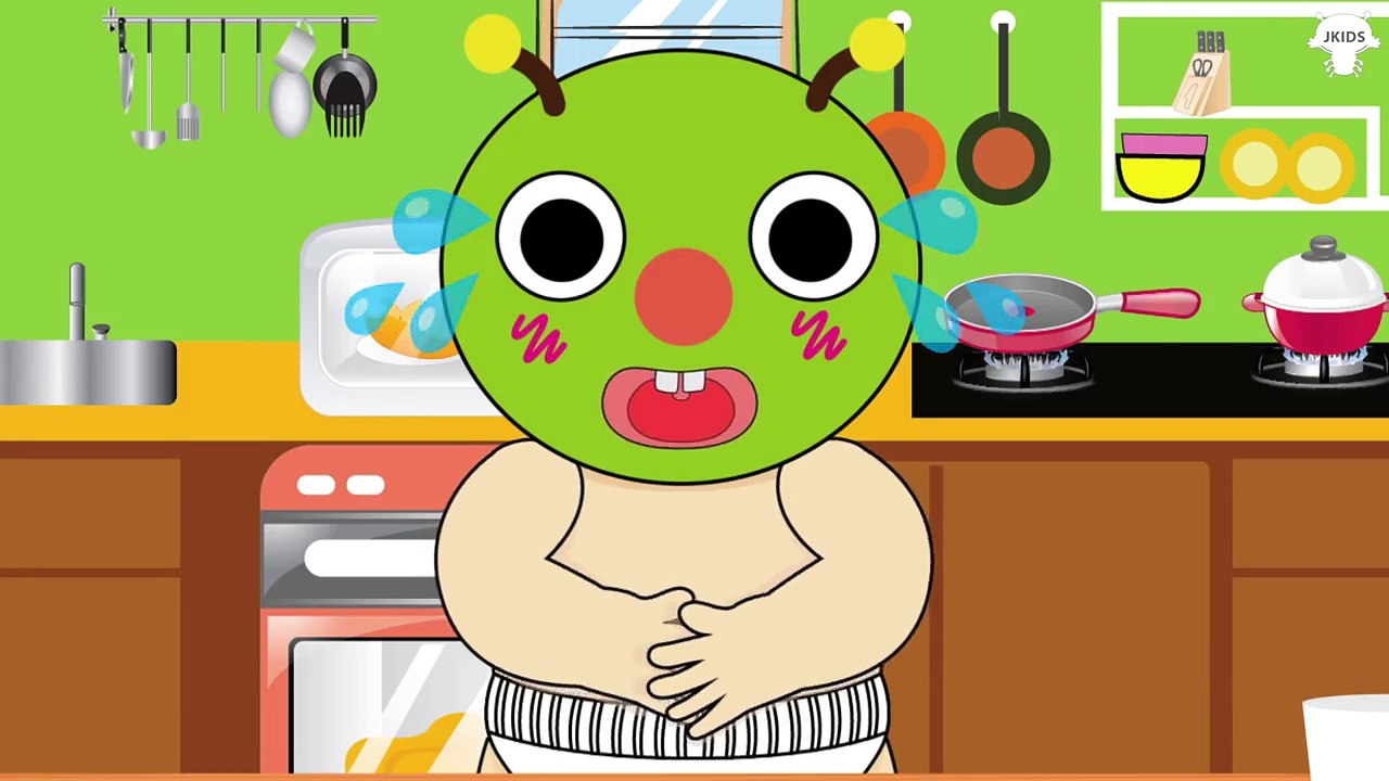 むしむしくん トイレトレーニング アニメ ❤ ホットドッグ - ドーナツ ❤ こどもが笑う！...