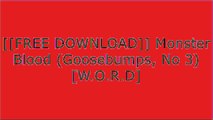 [mgzSv.Free Download] Monster Blood (Goosebumps, No 3) by R. L. StineR.L. StineR.L. StineR.L. Stine [P.P.T]