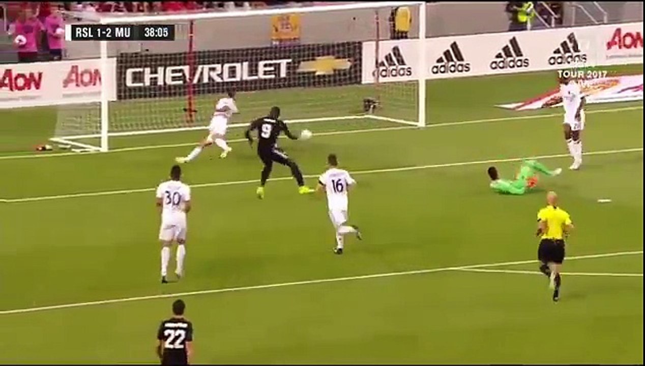 Romelu Lukaku first Manchester United goal
