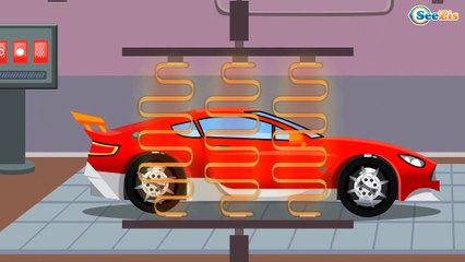 Jeu d'assemblage - Camion pour bébés - Voitures de construction - Dessin animé pour les enfants