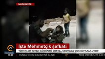 Suriyeli çocuğa Mehmetçik şefkati!