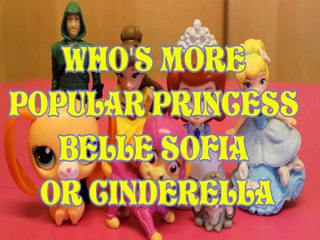 WHO'S MORE POPULAR PRINCESS BELLE SOFIA OR CINDERELLA MAGIC MOTION SKYE CLOVER GREEN ARROW  Toys BABY Videos DISNEY, PIX