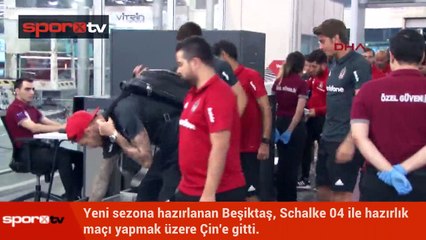 Beşiktaş kafilesi Çin'e gitti