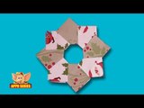 Origami - Learn to Make a Christmas Wreath