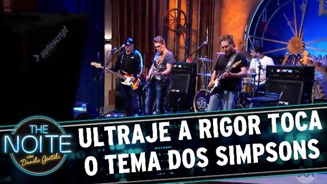 Ultraje A Rigor toca tema dos Simpsons