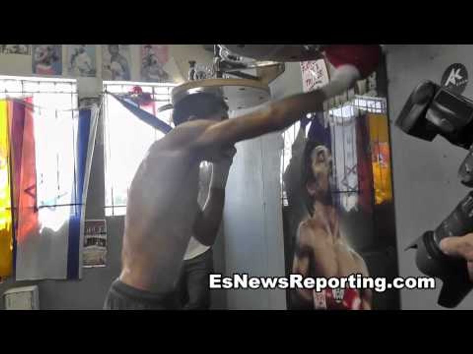 leo santa cruz working out