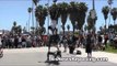 Acrobats and breakdancers in venice beach