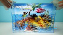 Animales para divertido fiesta Isla Niños más juego Mar verano juguetes transportador con Playmobil