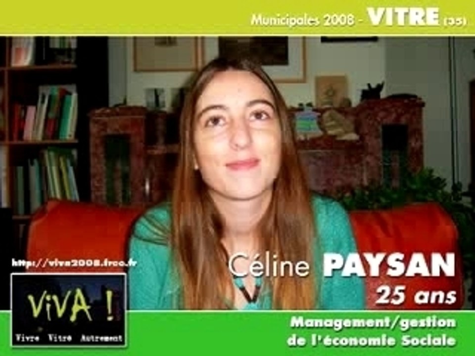 Celine PAYSAN candidate Viva 2008