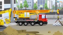 Tractor JCB Excavator & Giant Crane NEW Cartoon Compilation Real Diggers Trucks for Kids