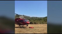 Ora News - Helikopterët “Viva” në ndihmë për shuarjen e zjarreve në Shkodër