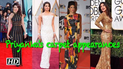Birthday Special: Priyanka's gorgeous carpet appearances