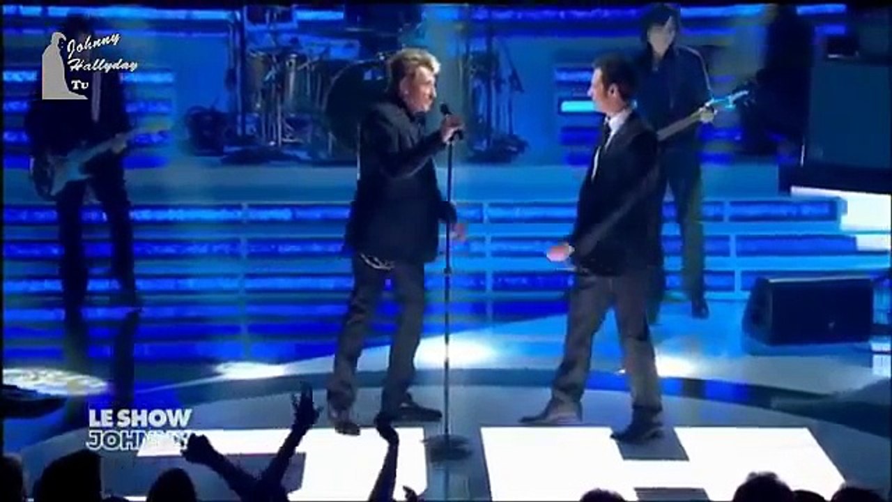 Johnny Hallyday & Laurent Gerra chantent "Ma Gueule"