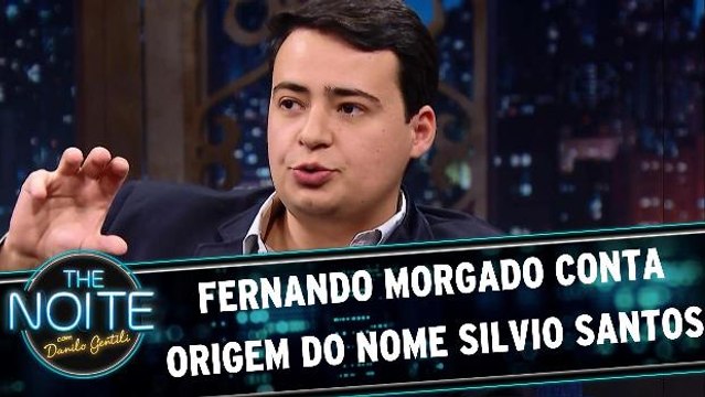 Fernando Morgado conta origem do nome Silvio Santos