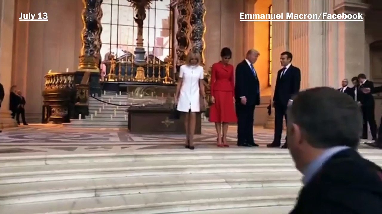 Trump to Brigitte Macron: 'you're in such great shape'