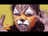 Face Painting -- Easy way to paint a Tiger