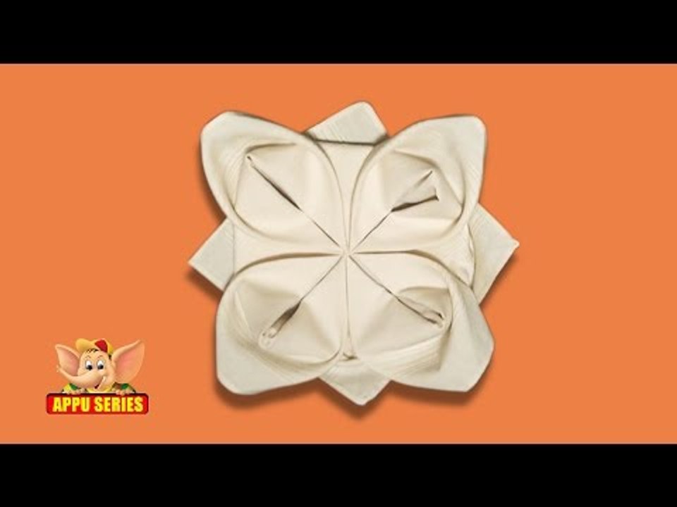 How to fold a Rose Napkin