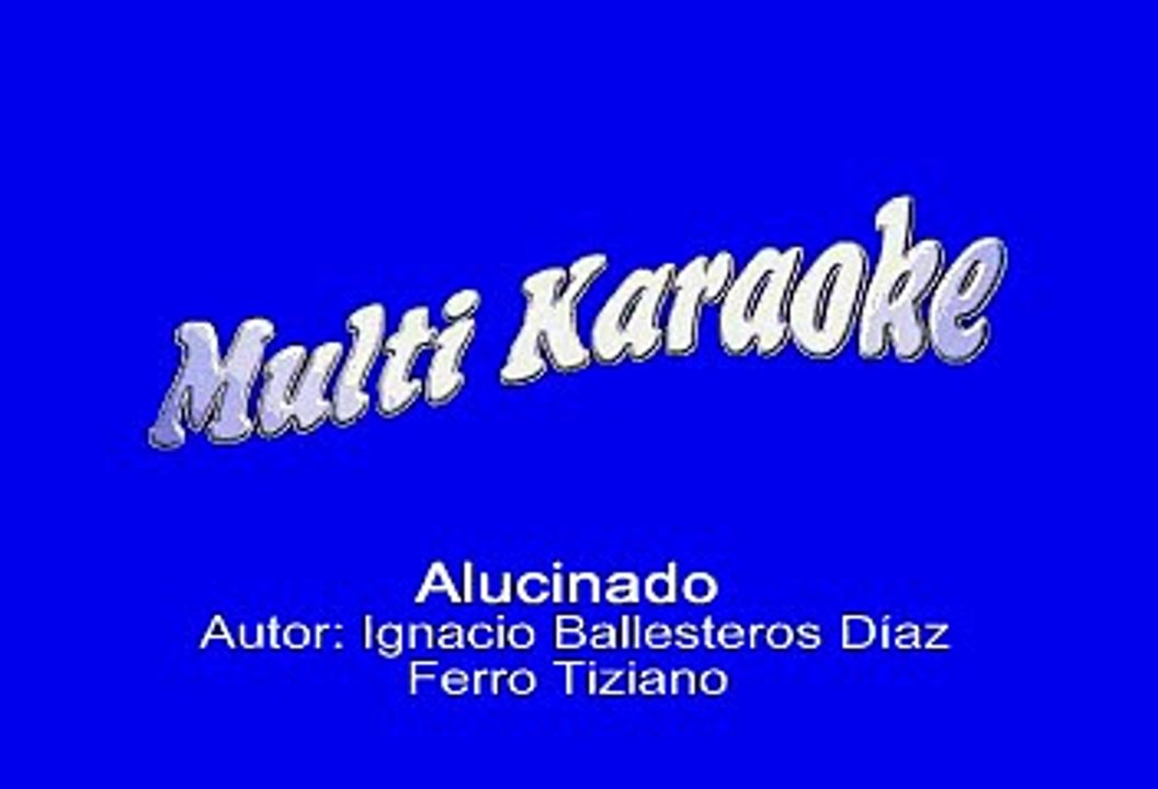 Yahir - Alucinado (Karaoke)