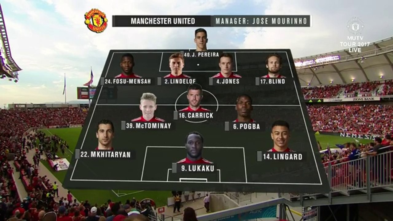 Real Salt Lake 1-2 Manchester United - Extended highlights - 18.07.2017 ᴴᴰ