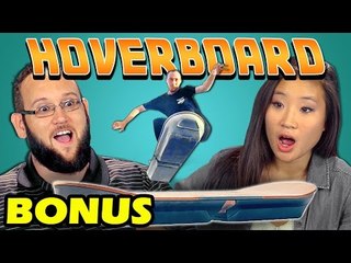 ADULTS REACT TO THE HOVERBOARD (ft. Eliza Taylor) (BONUS #3)