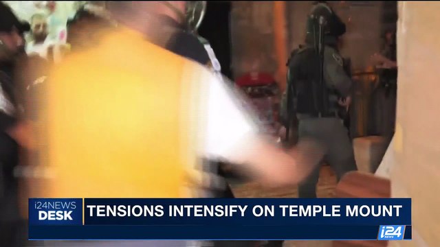 i24NEWS DESK | Muslims, Israelis clash over temple Mount | Tuesday, July 18th 2017