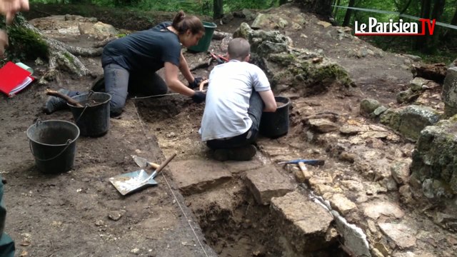Fouilles d’un ermitage médiéval en forêt de Fontainebleau