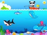 Bébé pêche pour des jeux content enfants Panda babybus