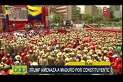 EEUU:  Donald Trump amenaza con sanciones a Venezuela si forma la constituyente