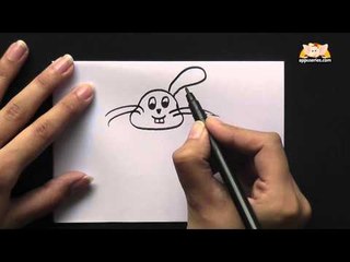 How to draw a Cartoon Rabbit