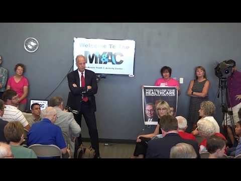 Republican Stalwart Jerry Moran Speaks Against Healthcare Bill at Town Hall in Palco