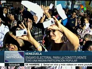 Venezuela: ensayo electoral registró altos niveles de participación
