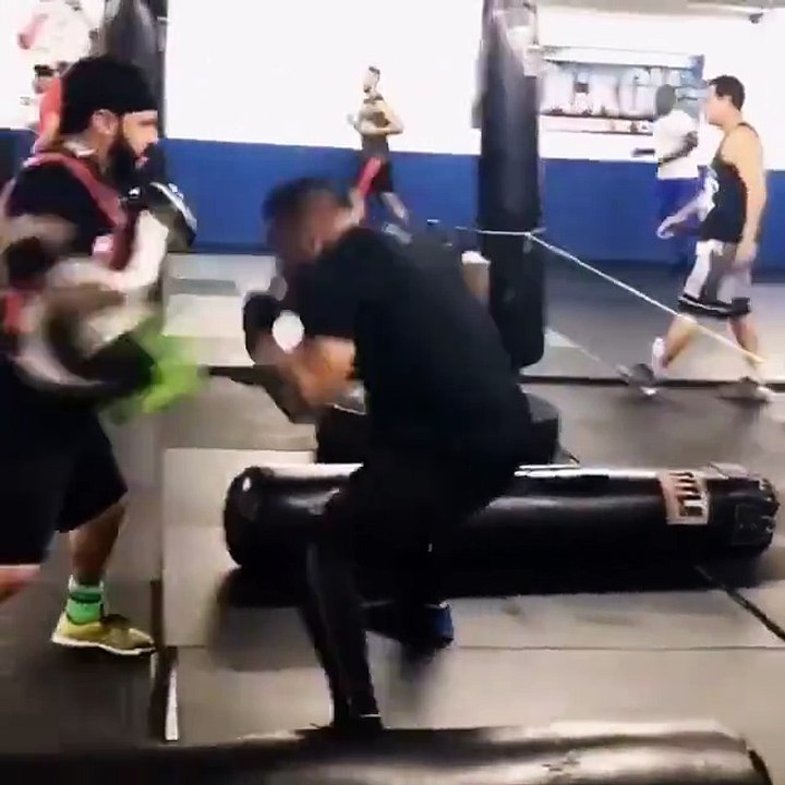 Hard Boxing Training