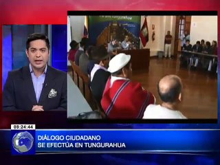 Diálogo Ciudadano se efectúa en la Provincia de Tungurahua
