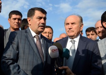 Vali Şahin ve Başkan Topbaş Selin Vurduğu Bölgeyi Inceledi