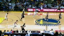 Stephen Curry half spin on Gary Neal