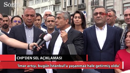 CHP’den sel açıklaması