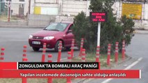 Zonguldak’ta bombalı araç paniği