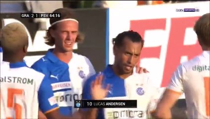 Lucas Andersen Goal vs PSV Eindhoven (2-1)