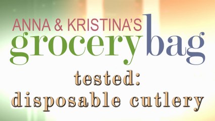 Anna and Kristina Tested - Disposable Cutlery