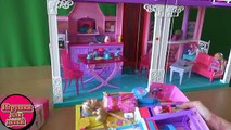 Dans le jouets avec jouets vidéo unboxing du nouveau salon de spa Barbie