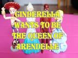 PRINCESS CINDERELLA WANTS TO BE QUEEN OF ARENDELLE DISNEY JESSIE THE FLASH ELSA PIXAR DC COMICS Toys BABY Videos , TOY S
