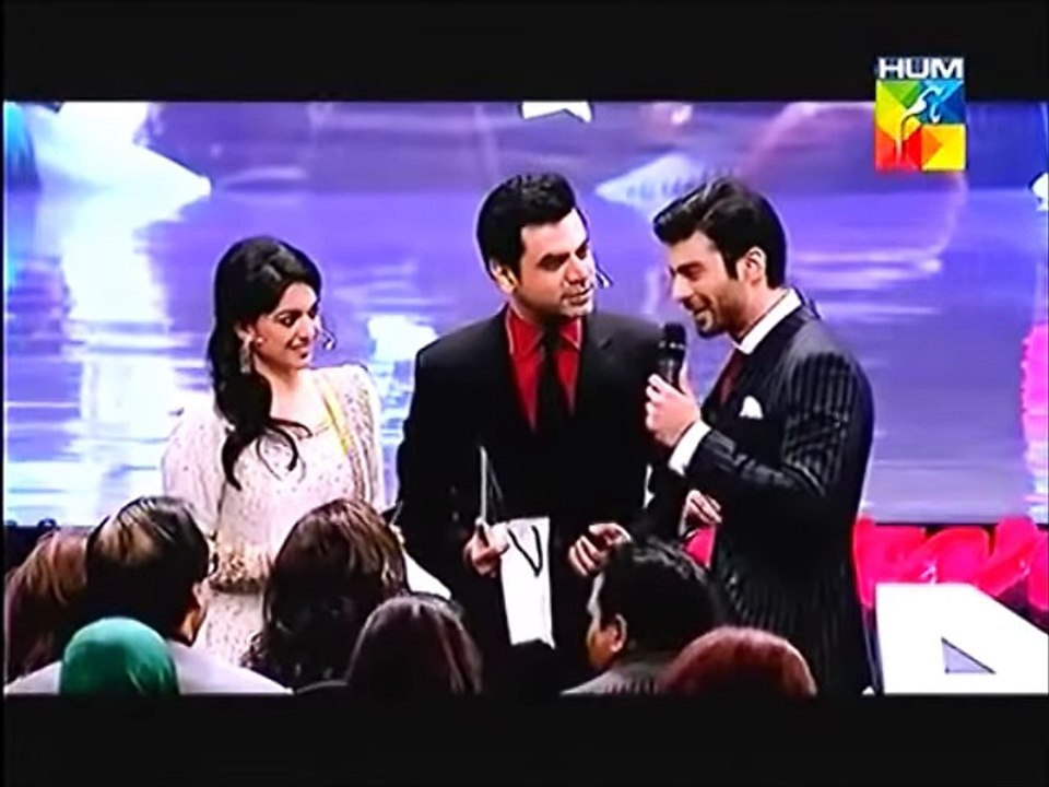Fawad Khan about Sonam Kapoor -- Funny Vasay Chaudry -- Pakistan Hum TV awards 2014
