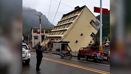 De fortes pluies provoquent l'effondrement d'un immeuble de 5 étages