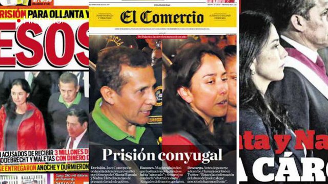 Perú: Ollanta Humala y Nadine Heredia a la cárcel