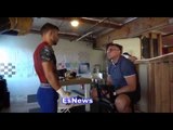 Vasyl Lomachenko Getting Hands Wrapped By Marco Contreras EsNews Boxing